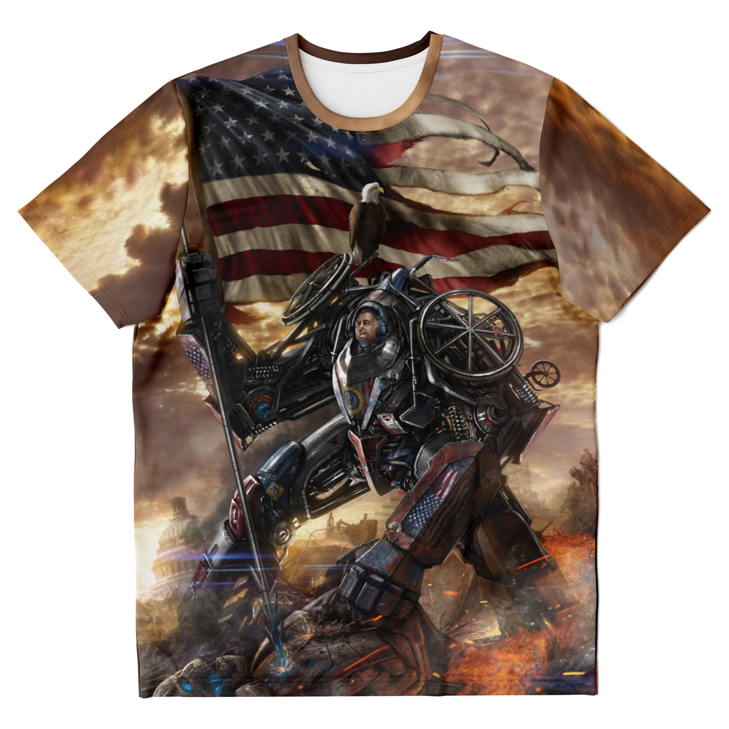 FDR Battle for America Zoom - All Over Print Shirt
