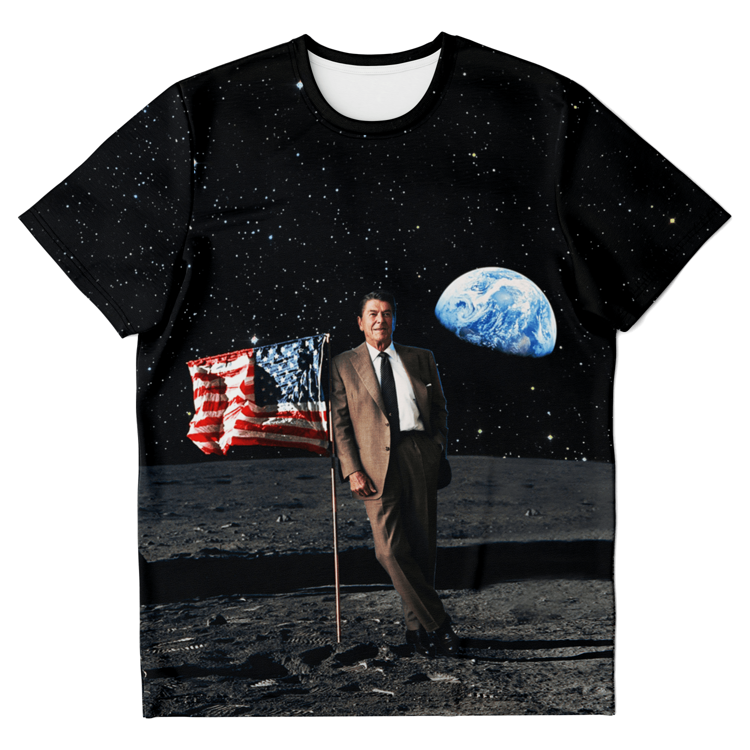 Reagan on the Moon - All Over Print Shirt