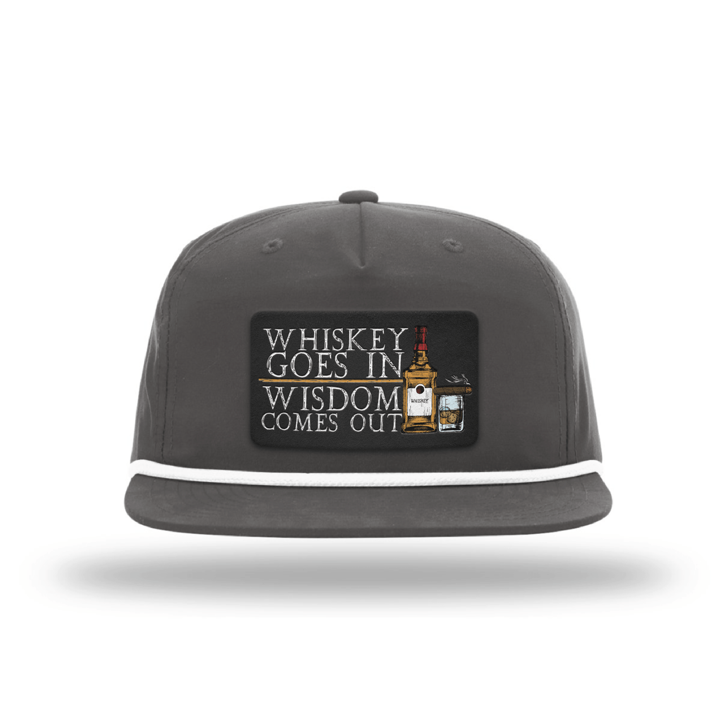Whiskey Goes In Umpqua Rope Hat