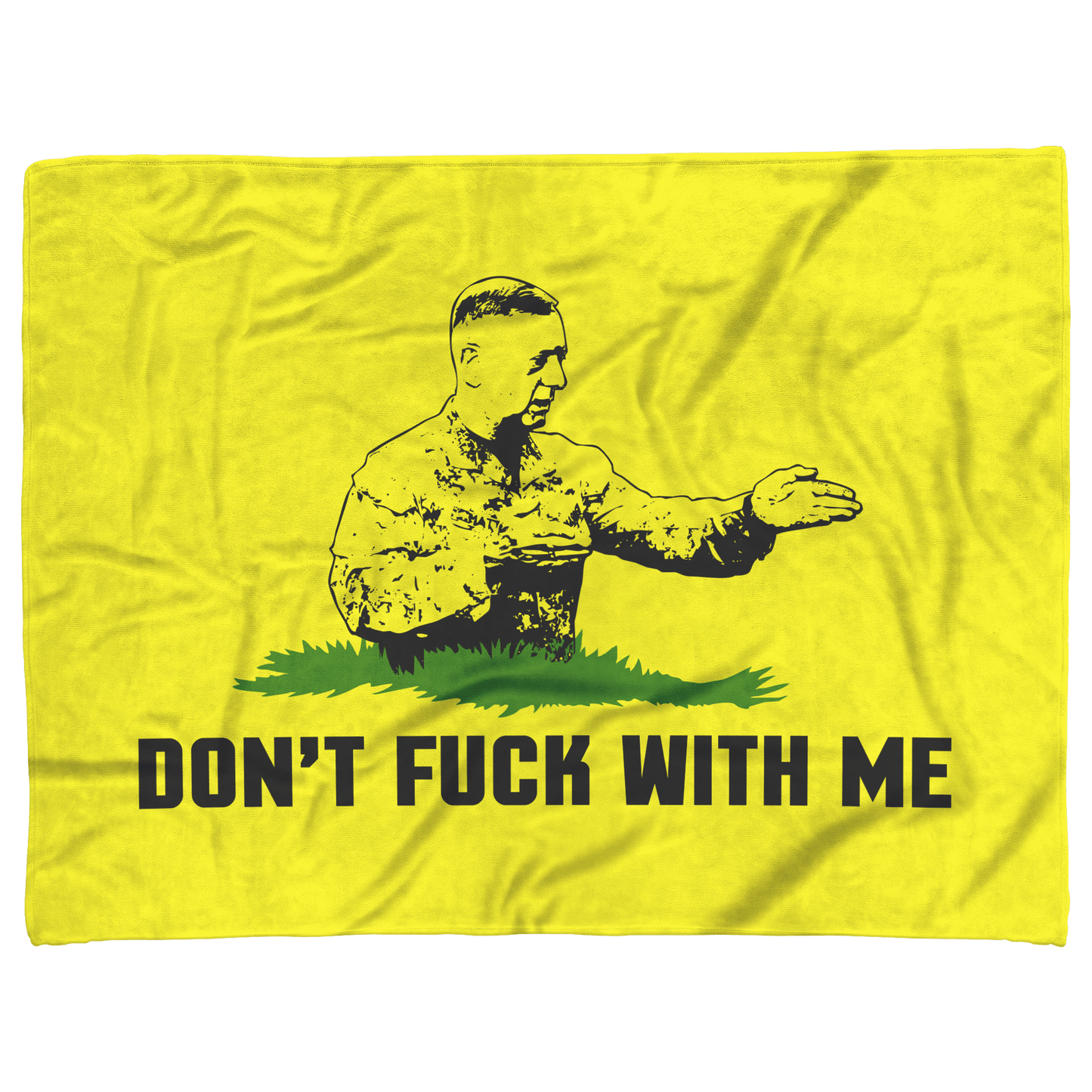 Don't F** With Me Fleece Blanket