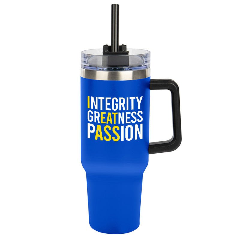 Integrity Greatness Passion Tumbler