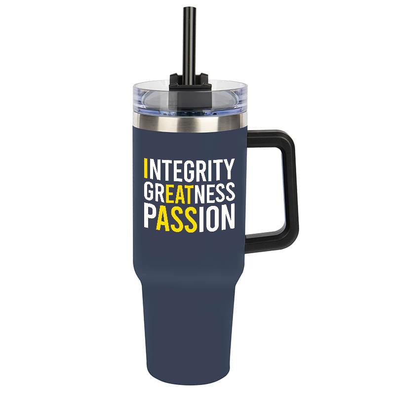 Integrity Greatness Passion Tumbler