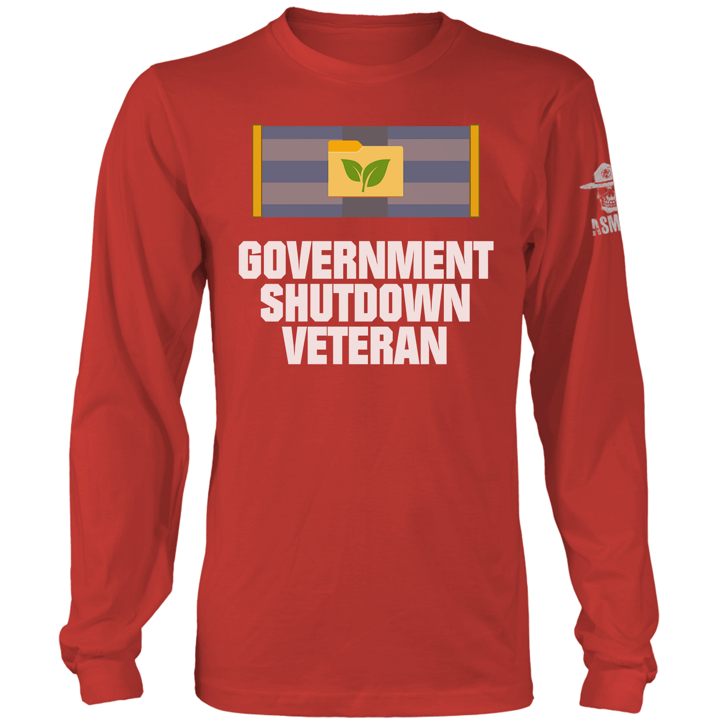 Government Shutdown Ribbon Long Sleeve