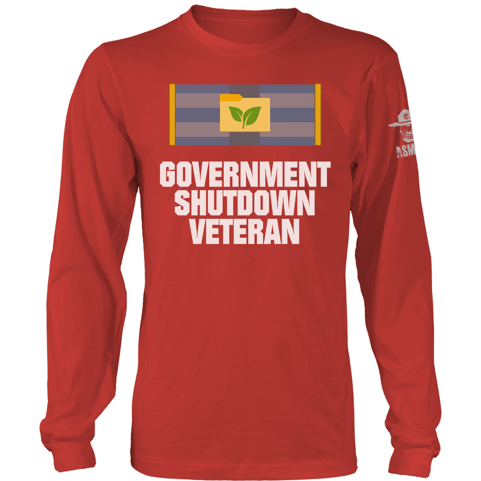 Government Shutdown Ribbon Long Sleeve