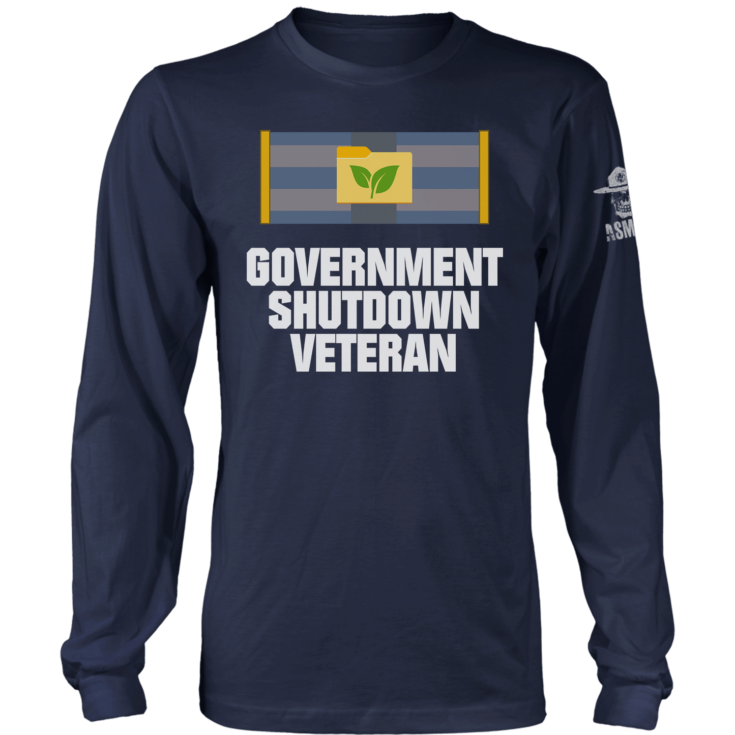 Government Shutdown Ribbon Long Sleeve