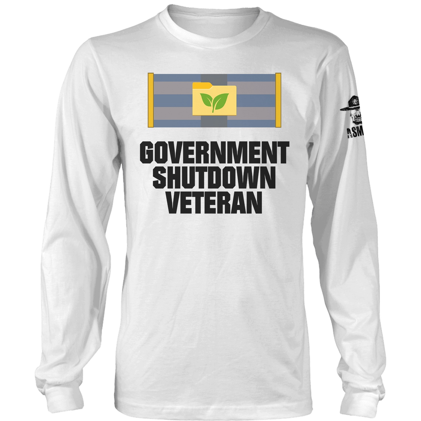 Government Shutdown Ribbon Long Sleeve