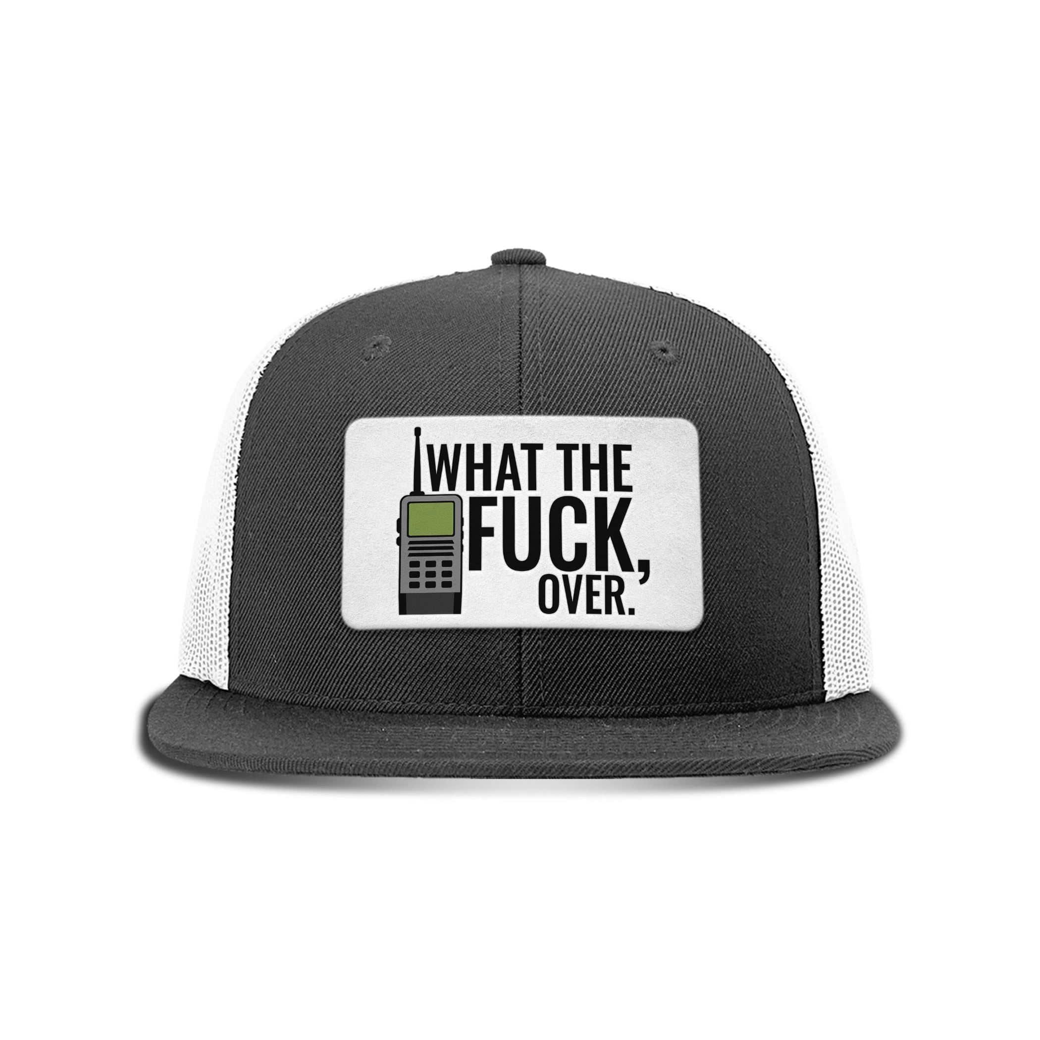 WTF Over Patch Flat Bill Hat