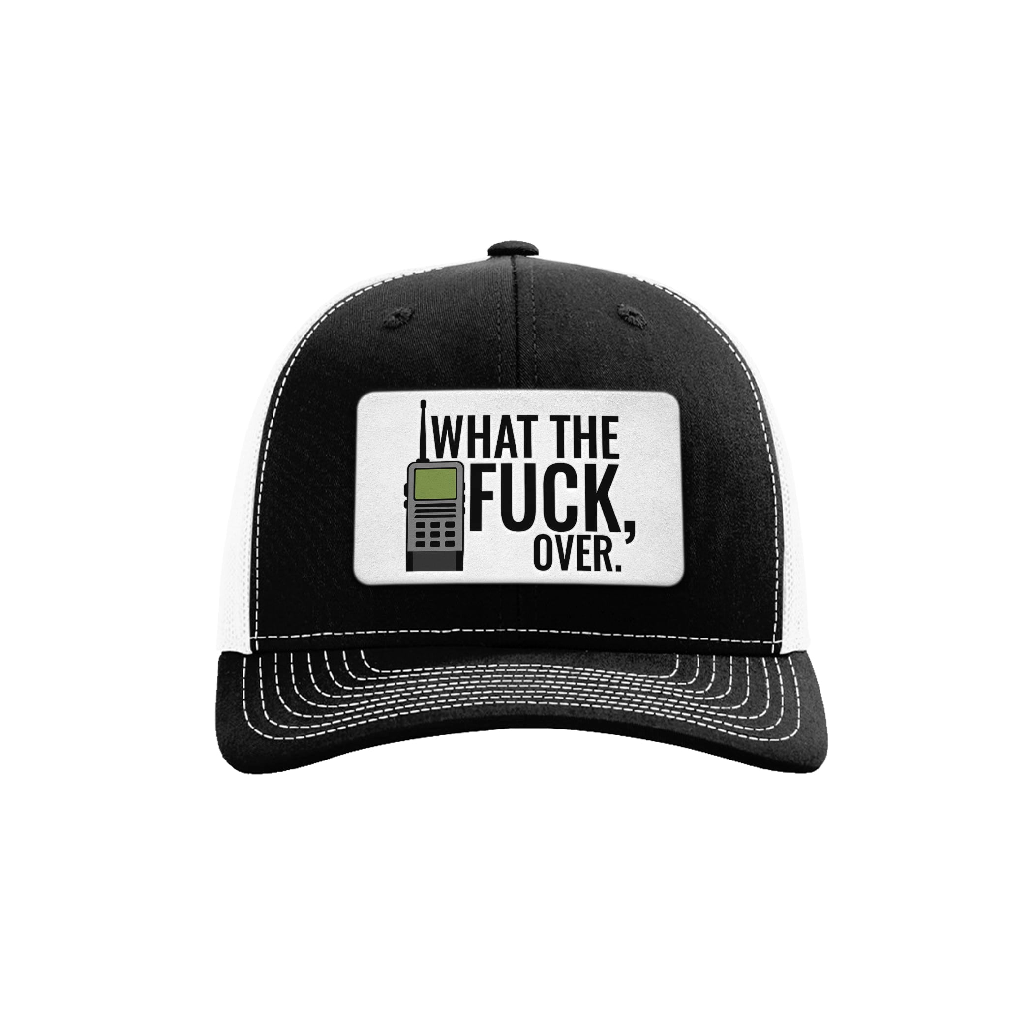 WTF Over Patch Trucker Hat