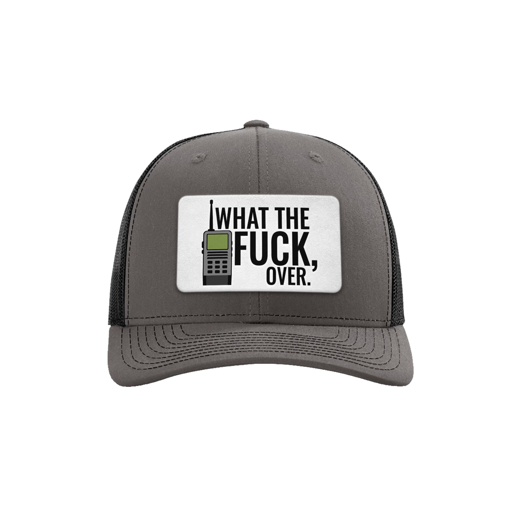 WTF Over Patch Trucker Hat