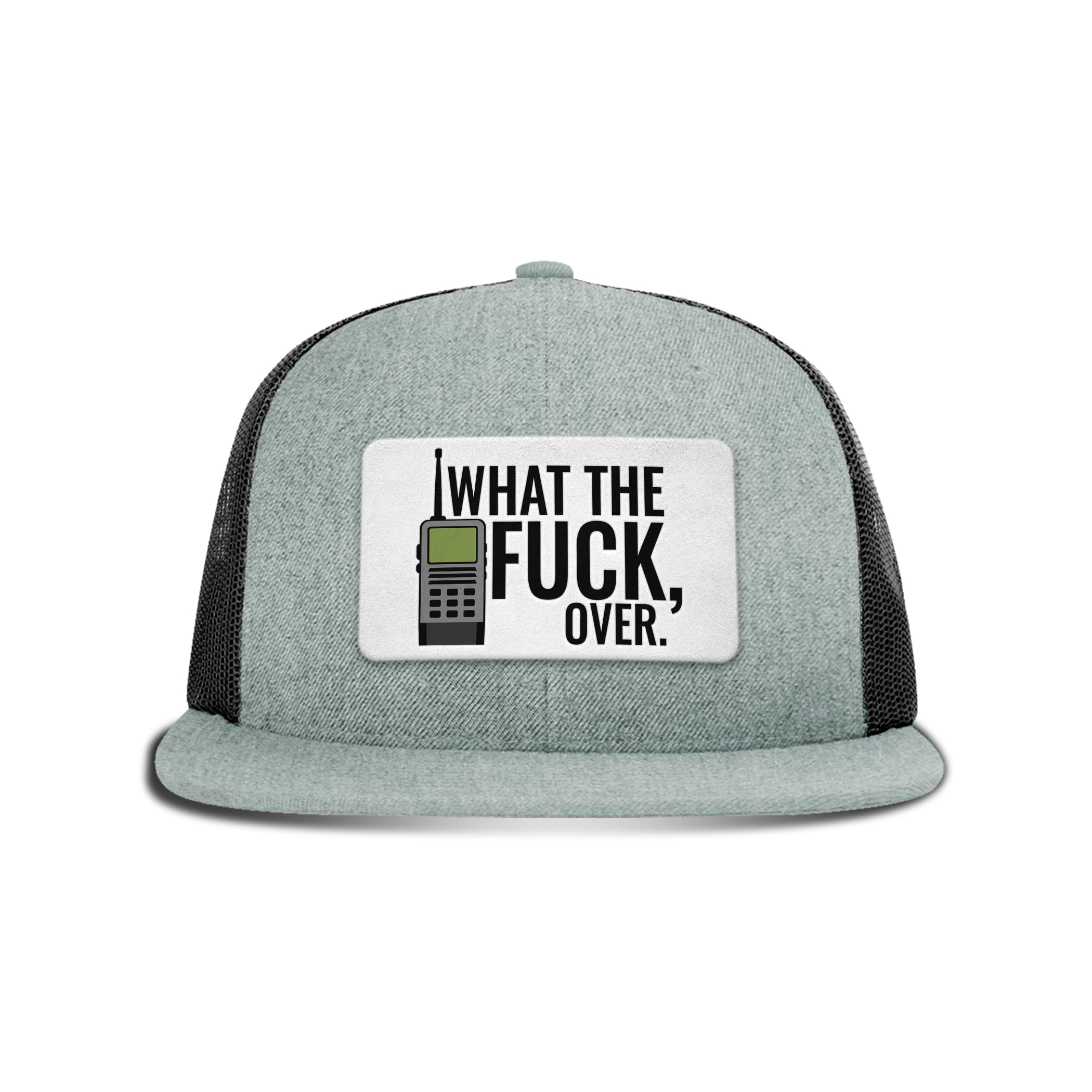 WTF Over Patch Flat Bill Hat