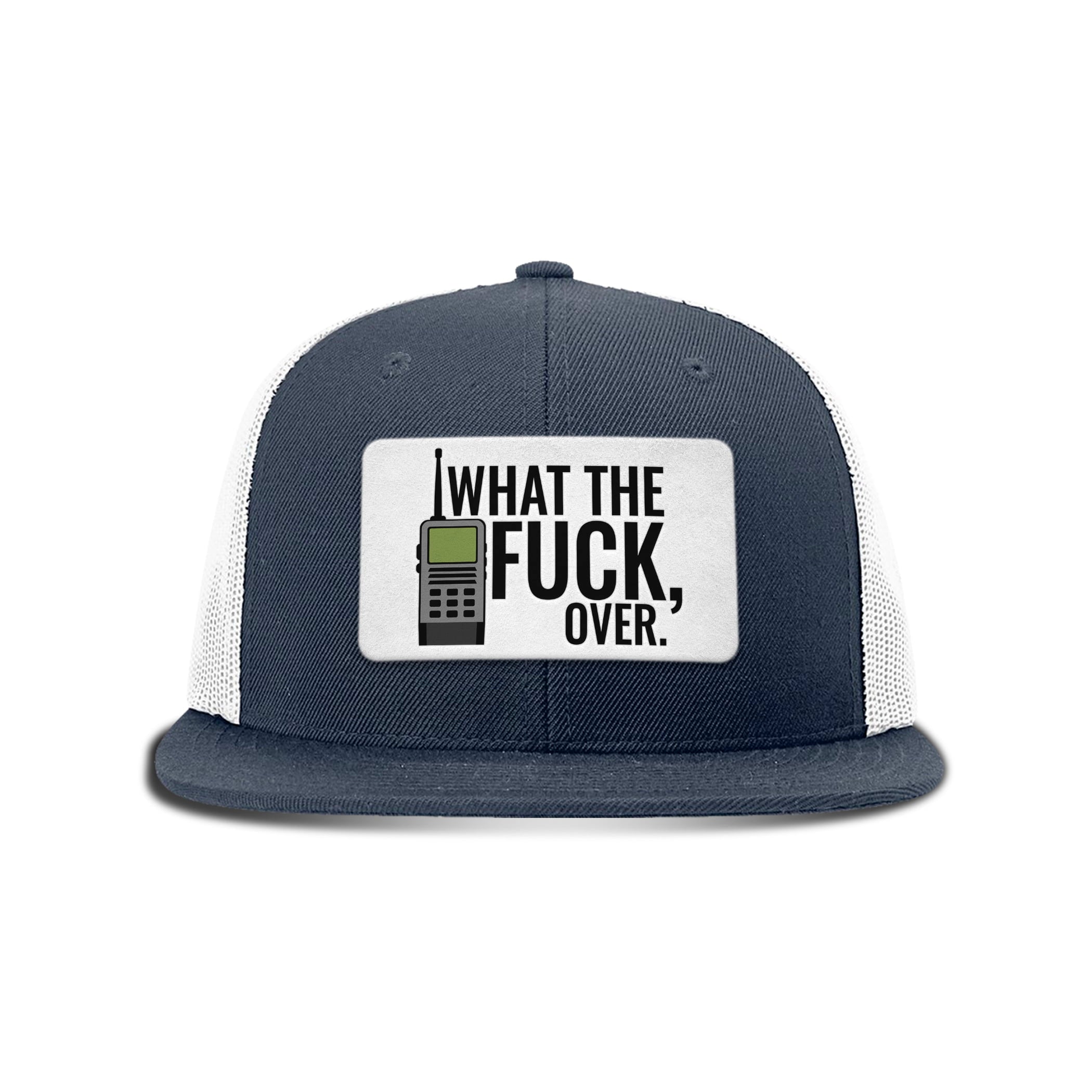 WTF Over Patch Flat Bill Hat