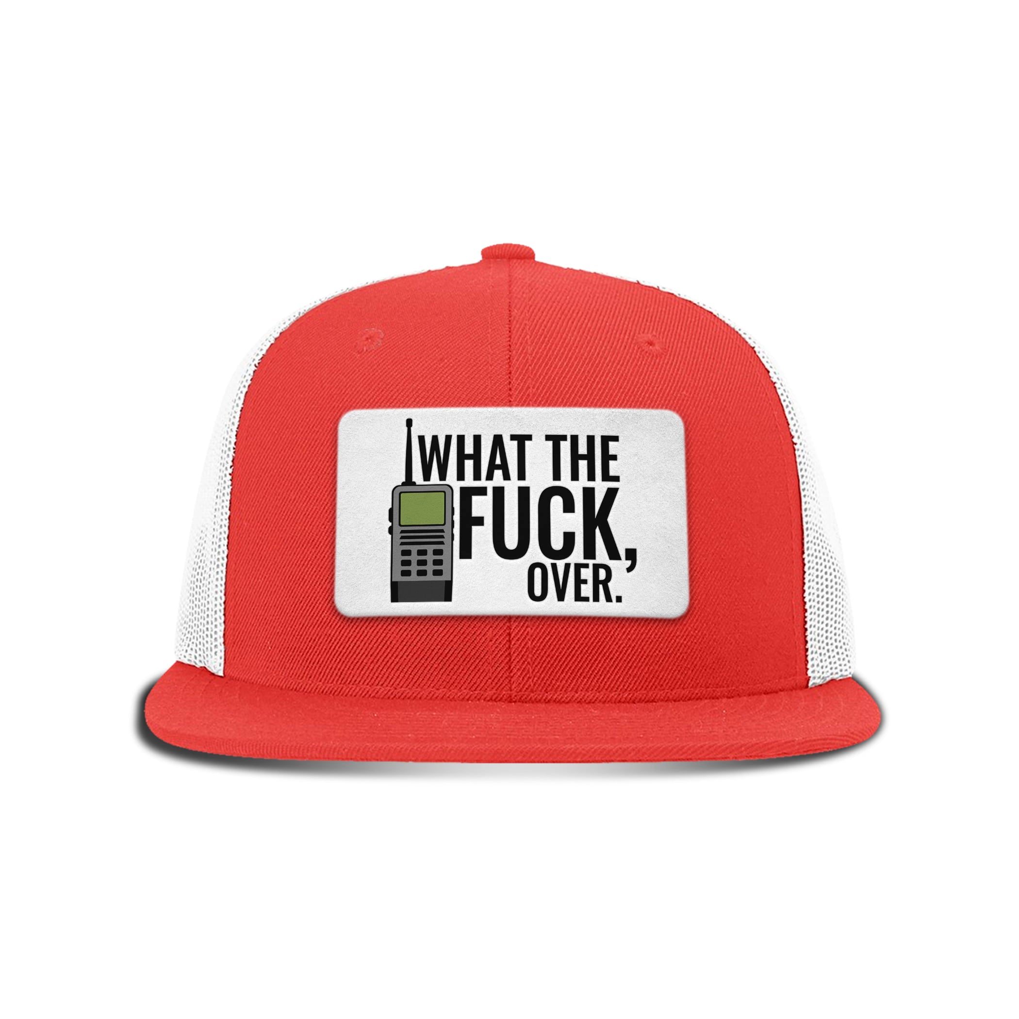WTF Over Patch Flat Bill Hat