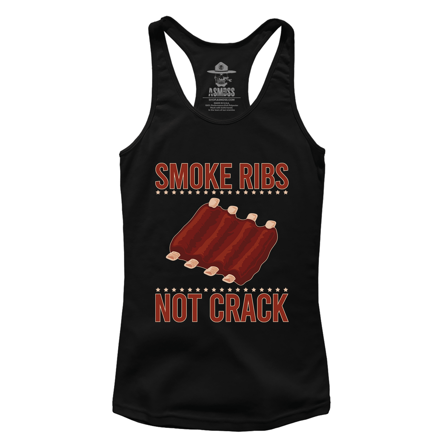 Smoke Ribs Not Crack (Ladies)