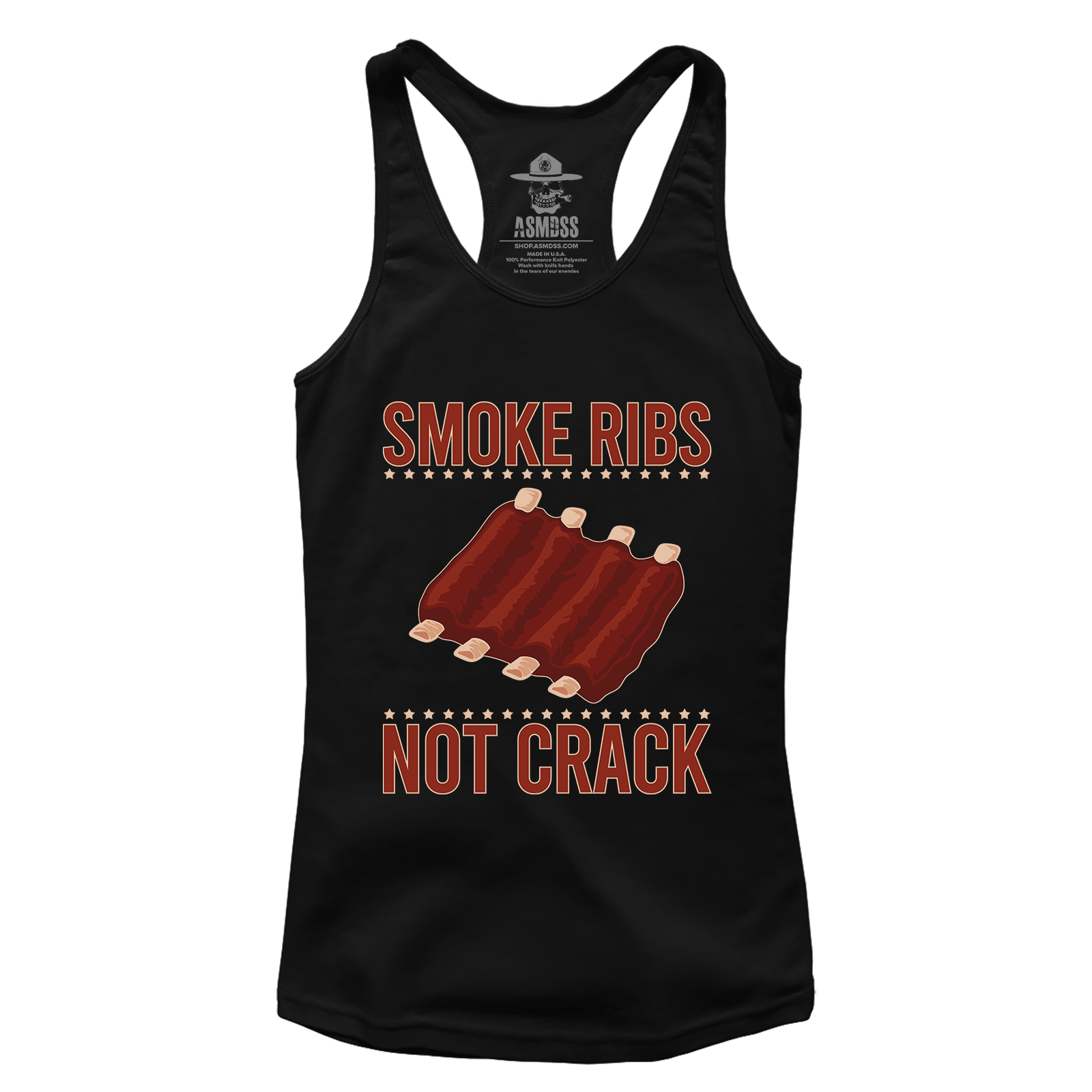 Smoke Ribs Not Crack (Ladies)