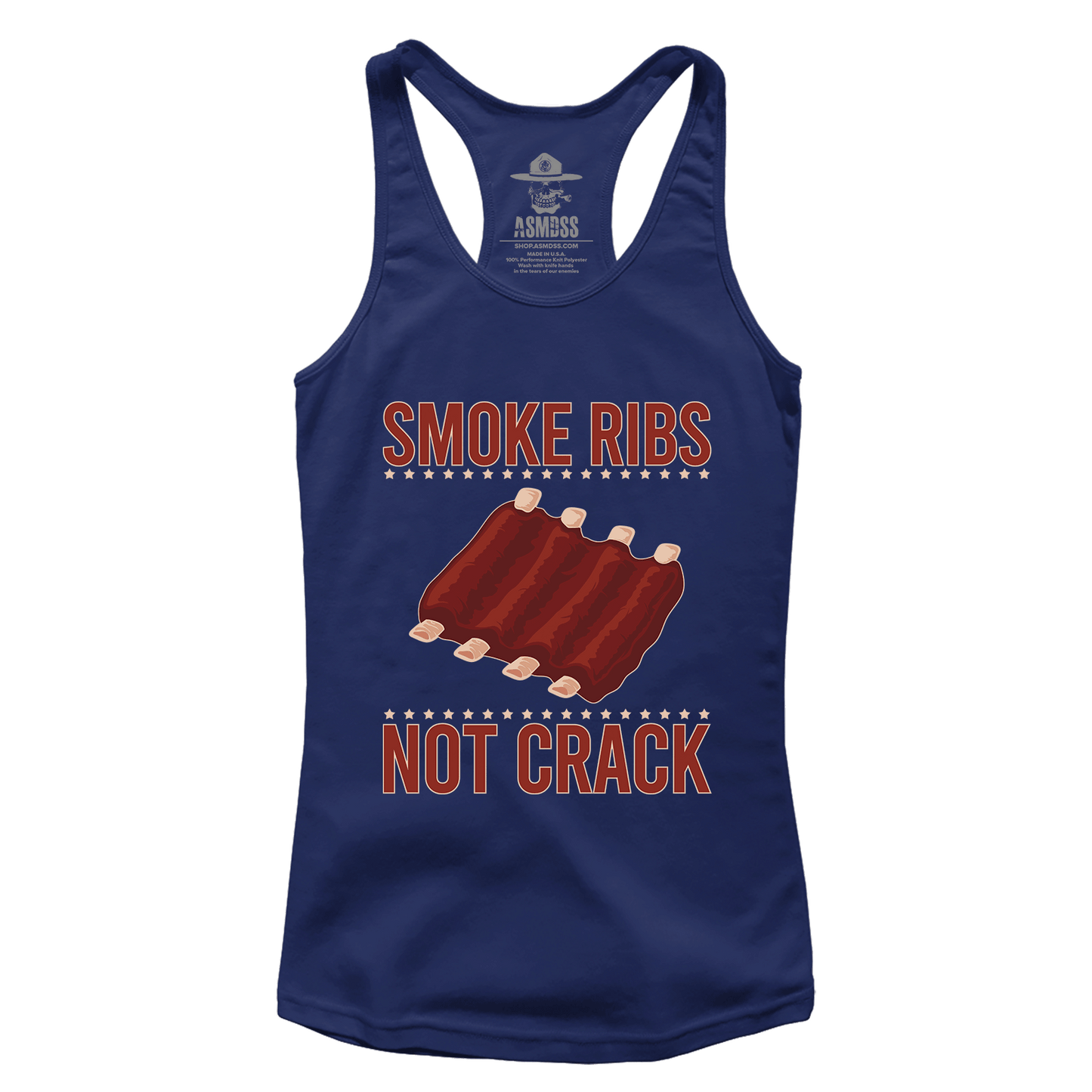 Smoke Ribs Not Crack (Ladies)