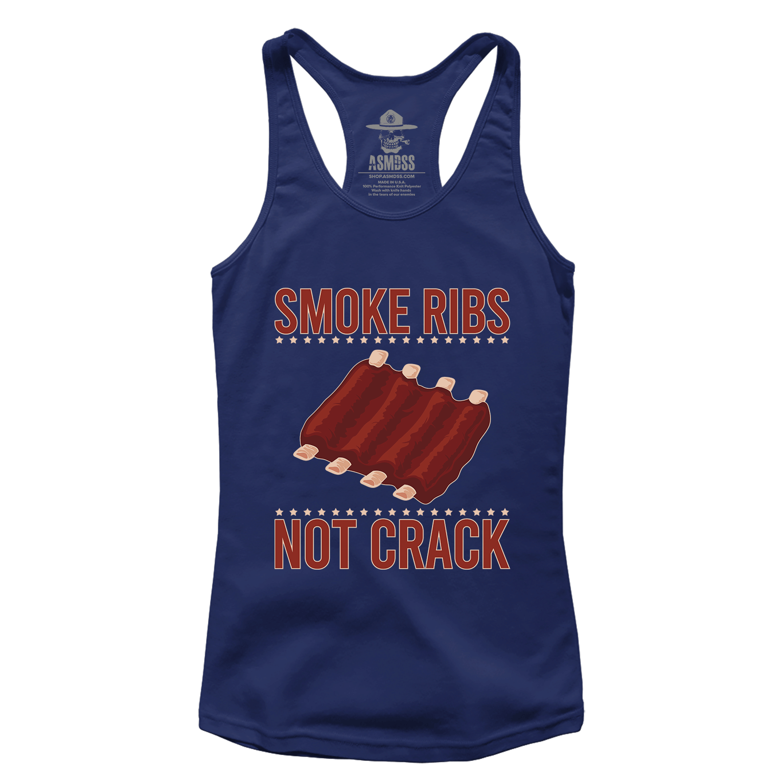 Smoke Ribs Not Crack (Ladies)