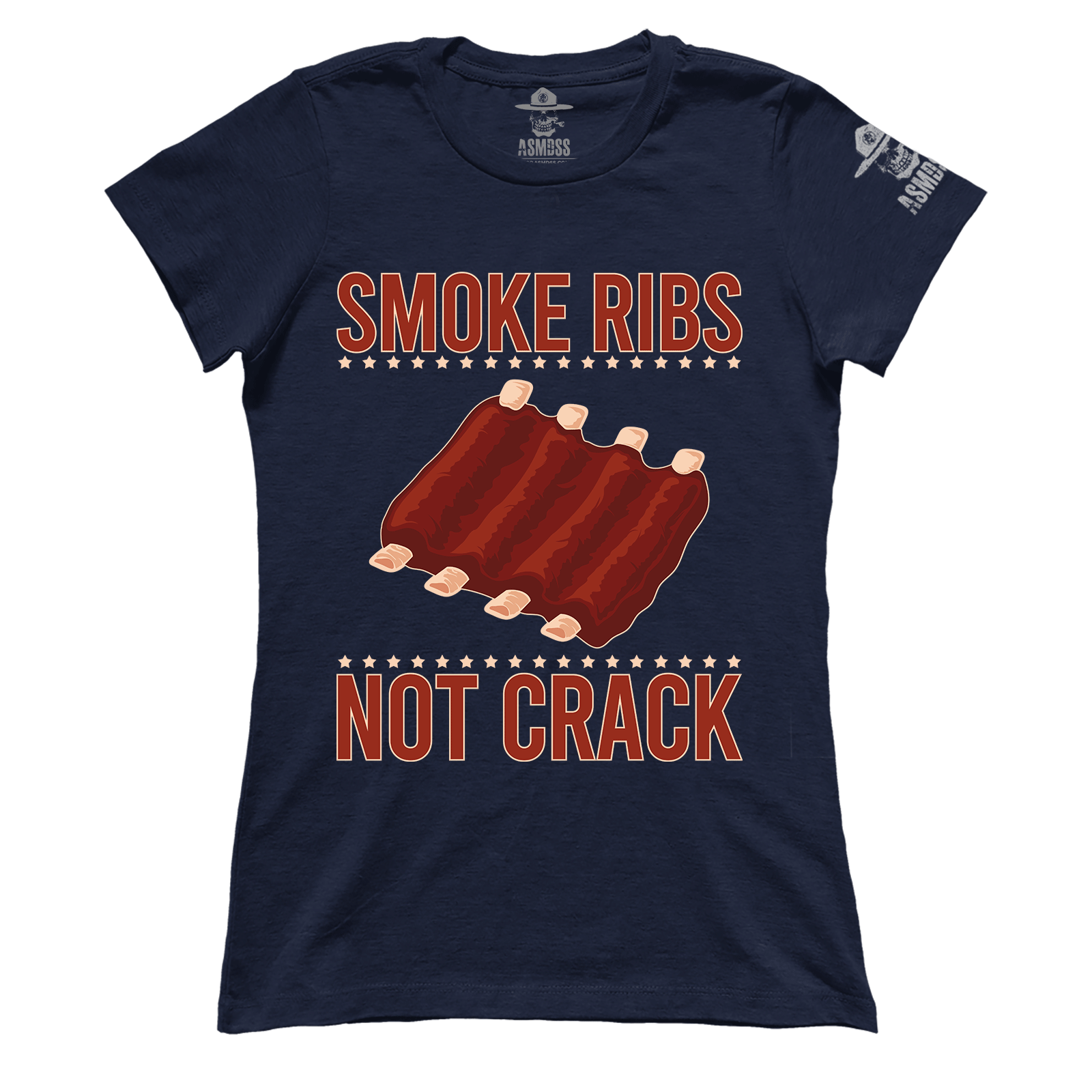 Smoke Ribs Not Crack (Ladies)
