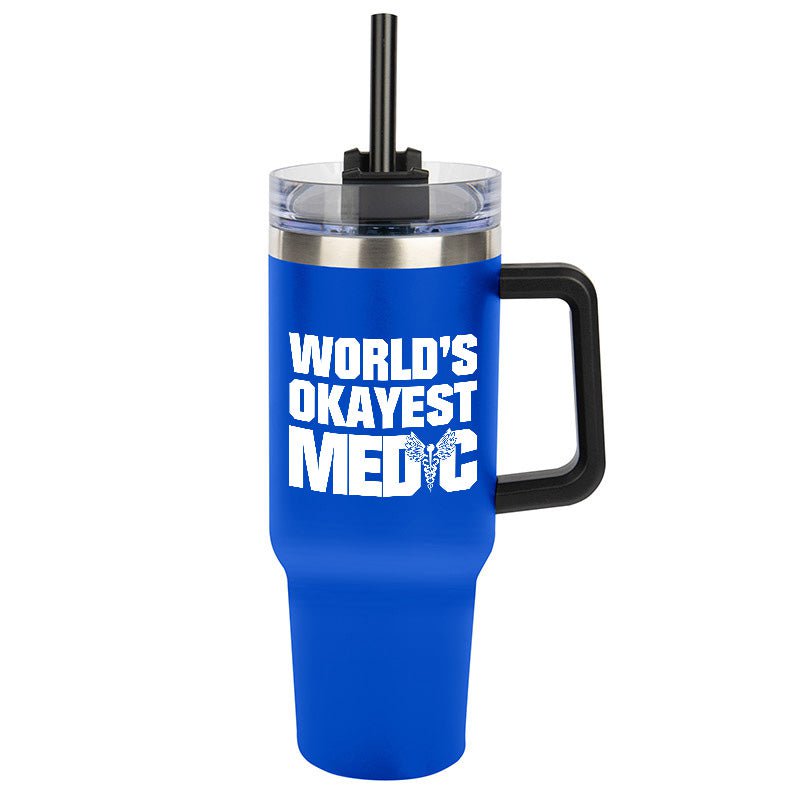 Worlds Okayest Medic Tumbler