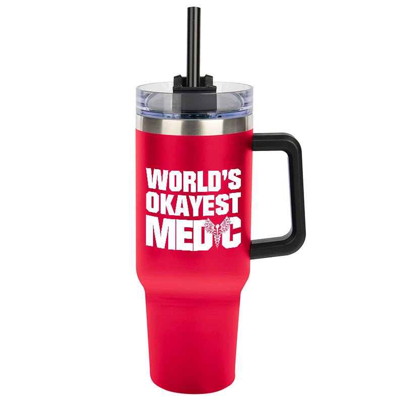 Worlds Okayest Medic Tumbler
