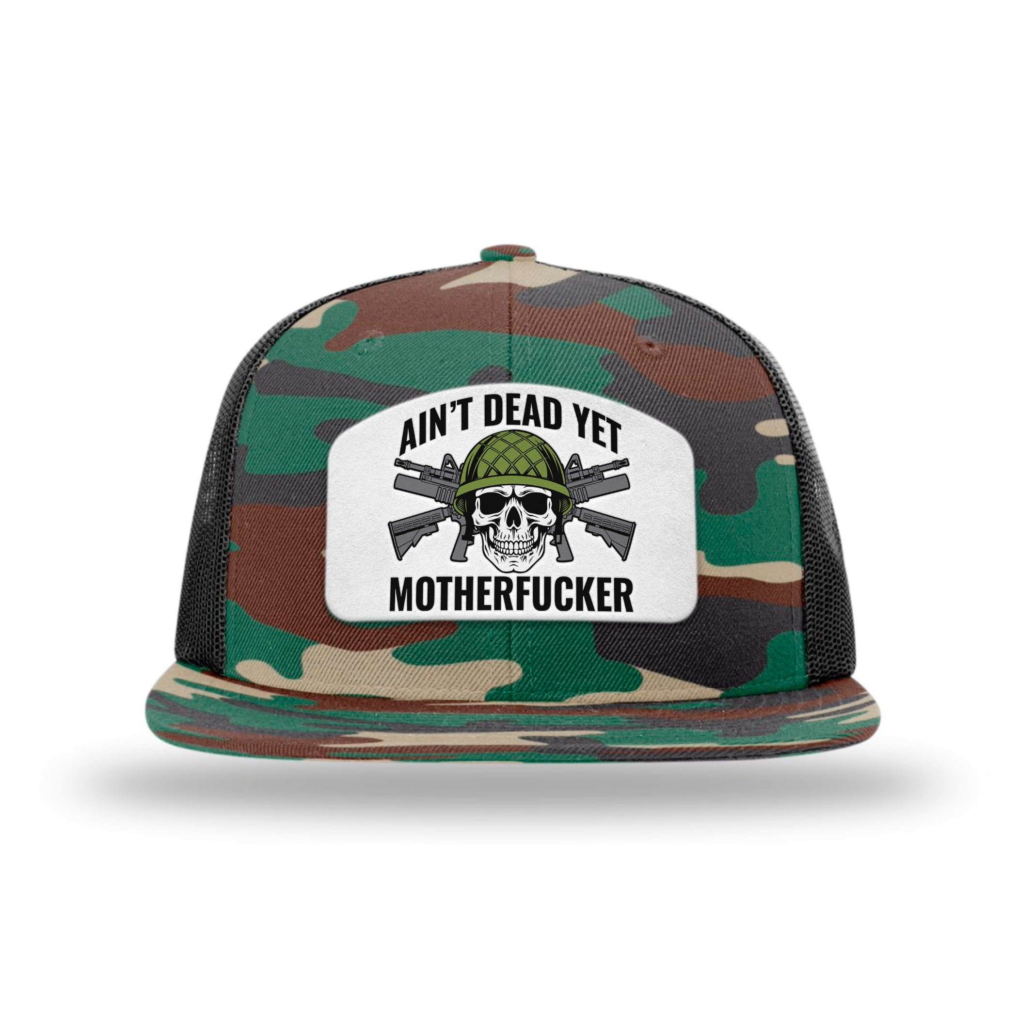 Aint Dead Yet MF Patch Flat Bill Hat