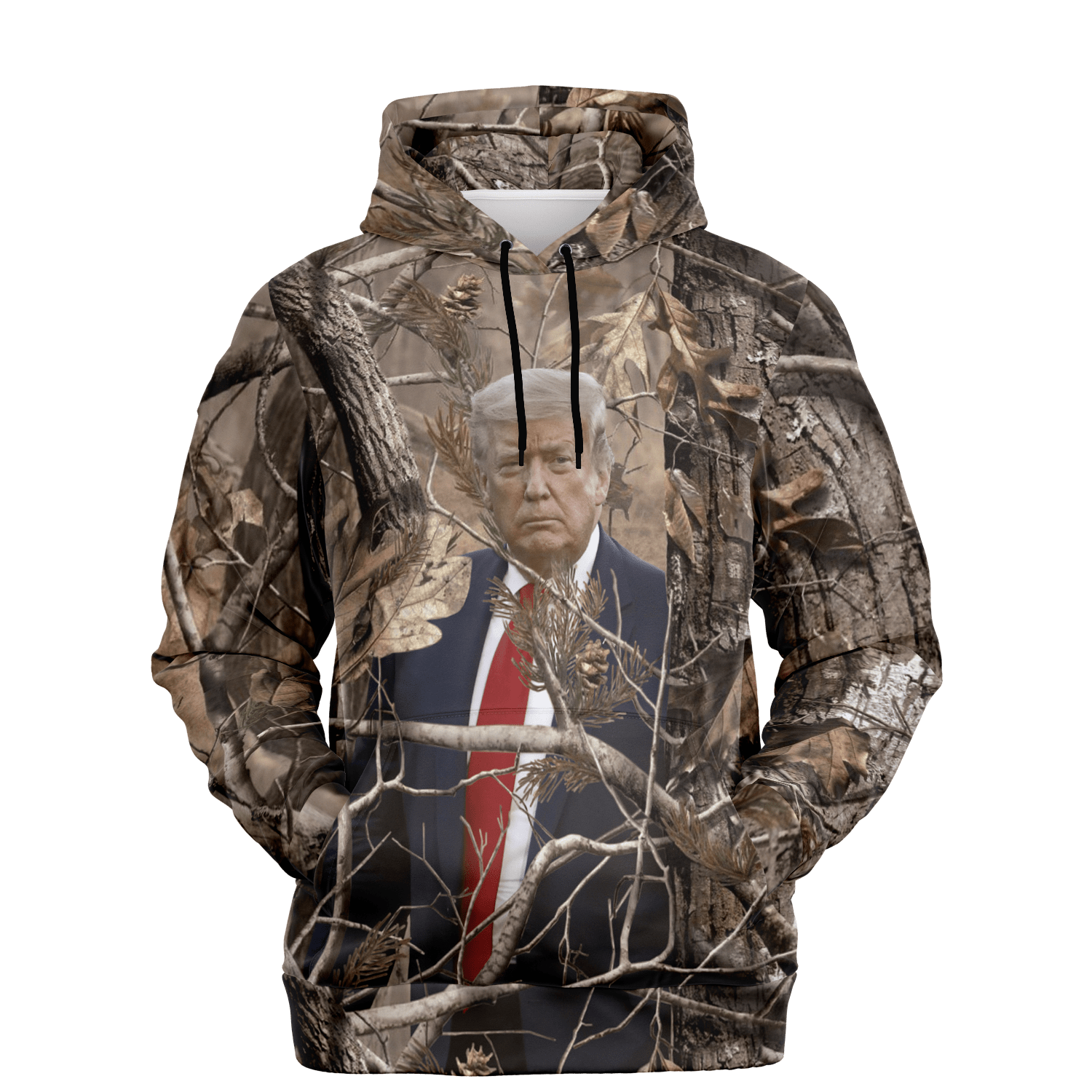 Unreal Tree: Donald Trump All Over Print Hoodie