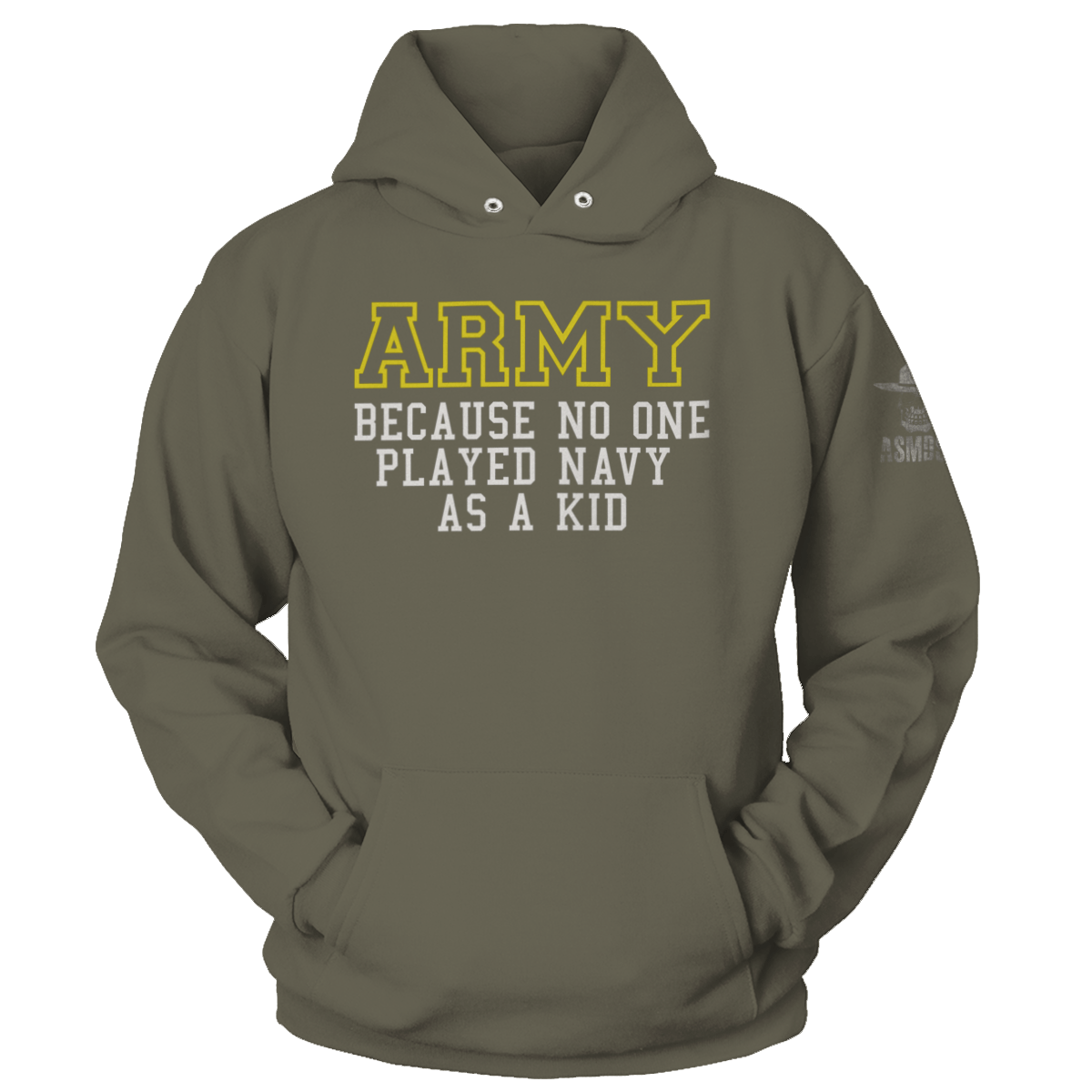 No One Played Navy Hoodie