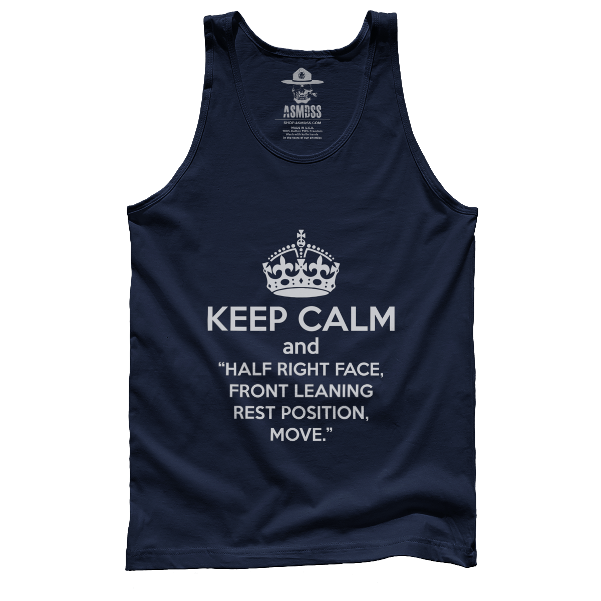 Keep Calm and Half Right Face