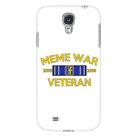 Meme War Veteran Phone Case WHITE