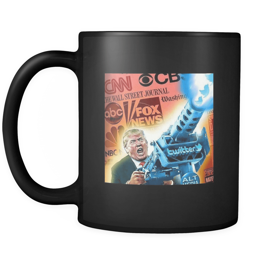 Trump Twitter Ma Deuce Mug BLACK