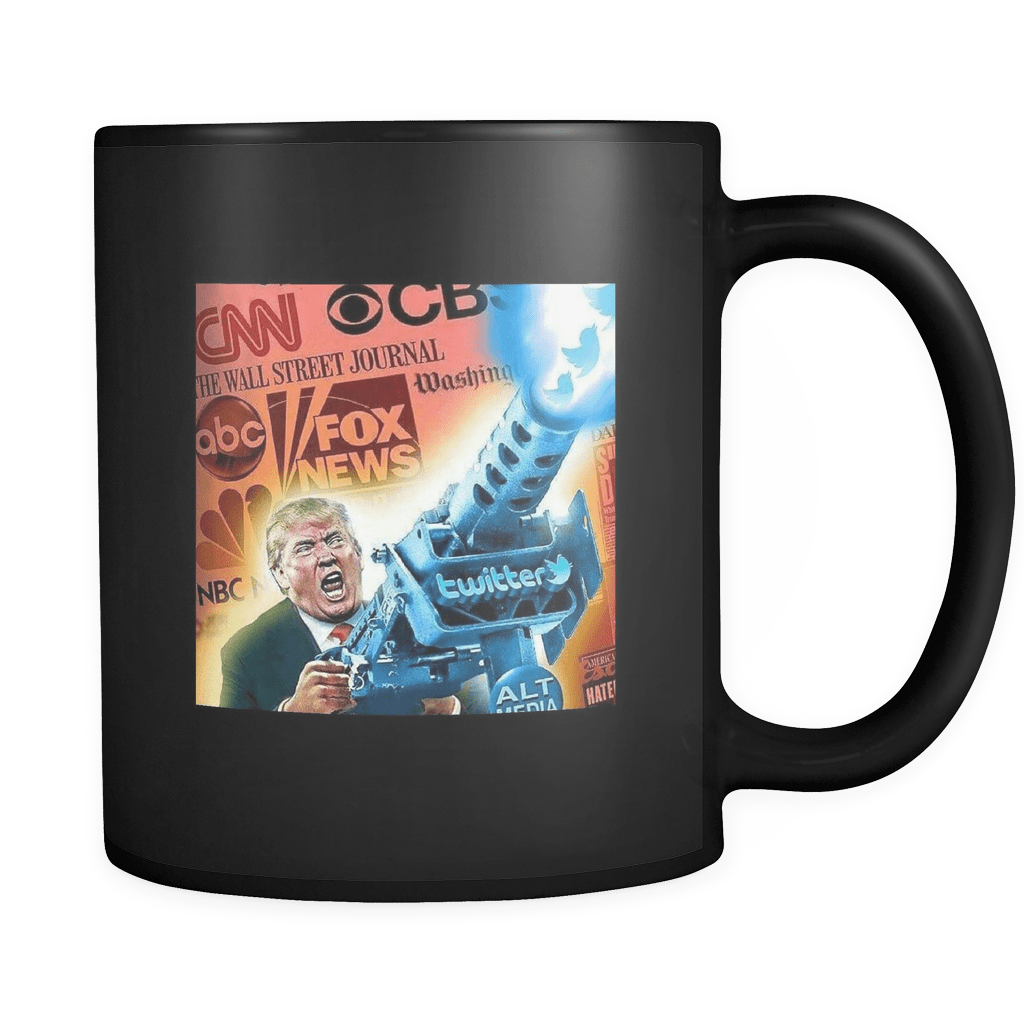 Trump Twitter Ma Deuce Mug BLACK