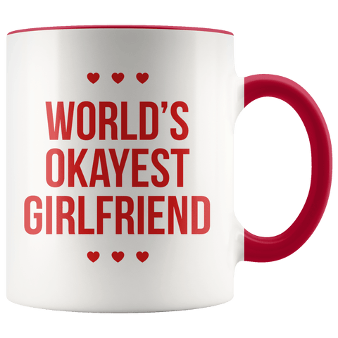 World’s Okayest Girlfriend - Coffee Mug - old