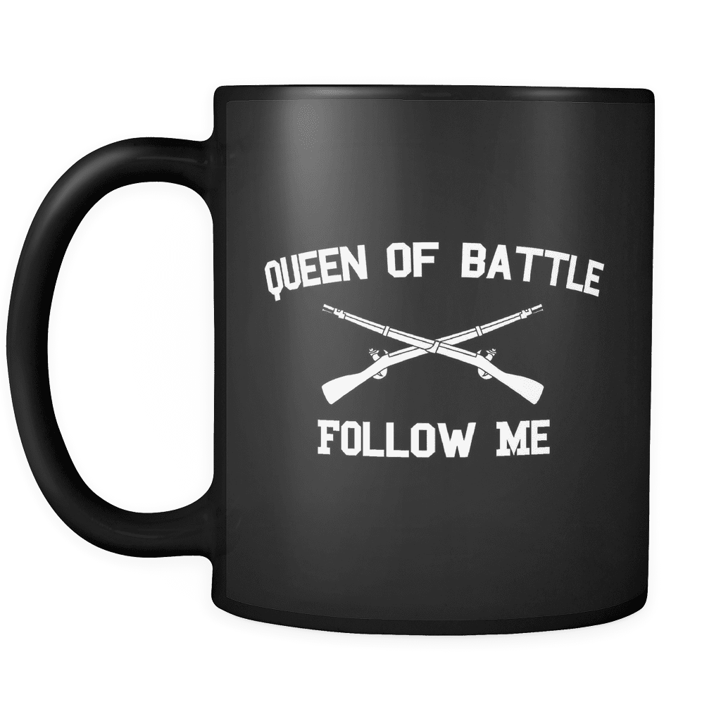 Infantry Queen of Battle Mug BLACK