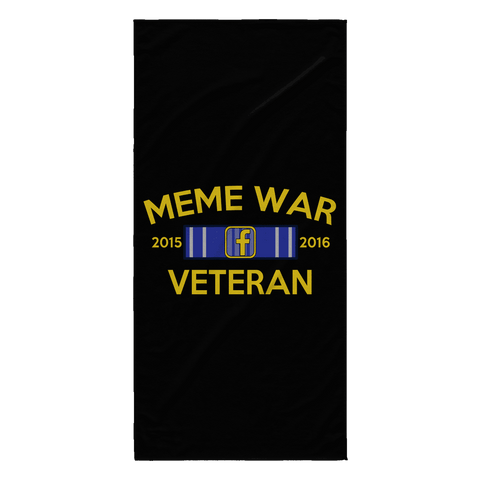 Meme War Veteran Beach Towel