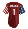 Limited Edition Red America #1 Jersey - Keep America American