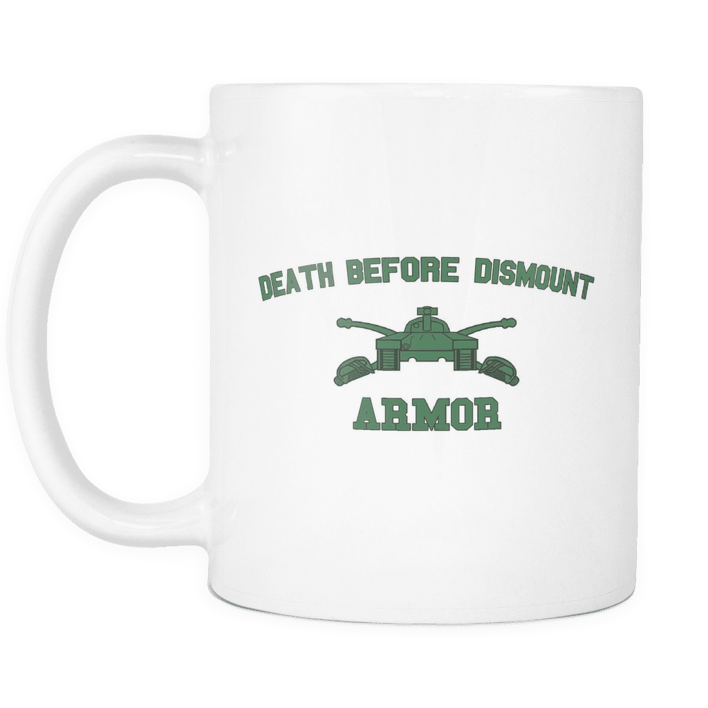 Armor Death Before Dismount Mug