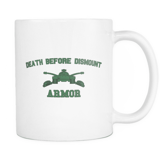 Armor Death Before Dismount Mug