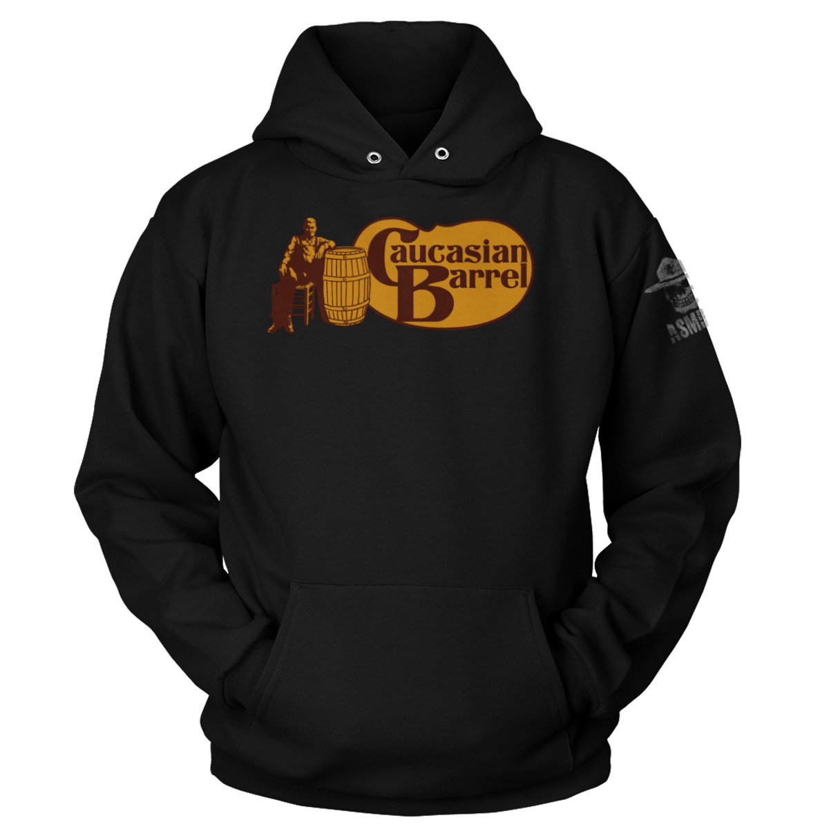 Caucasian Barrel (Parody) Hoodie