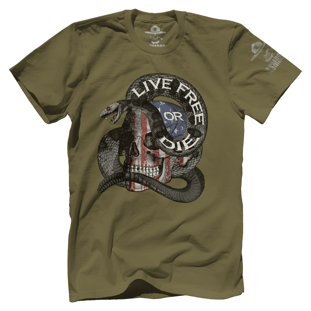 Live Free Or Die Skull