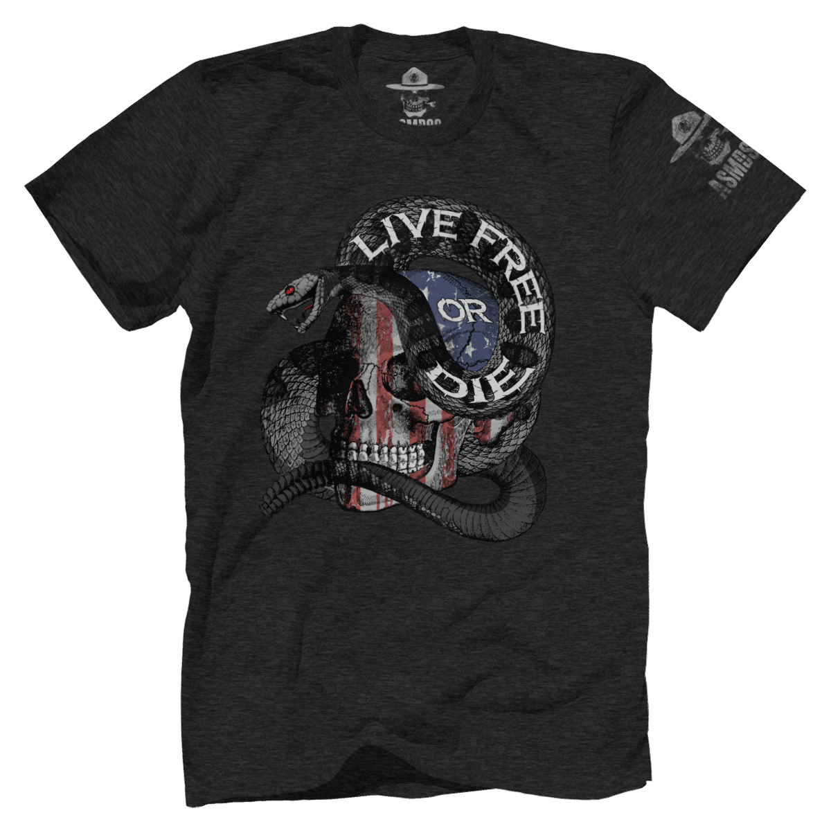 Live Free Or Die Skull