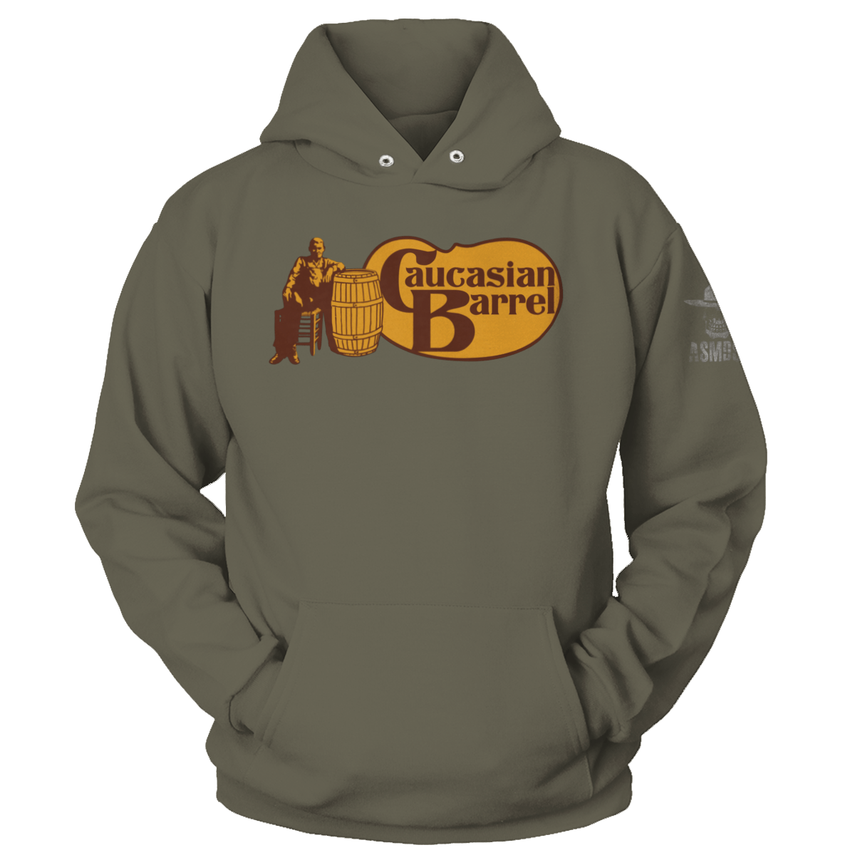 Caucasian Barrel (Parody) Hoodie