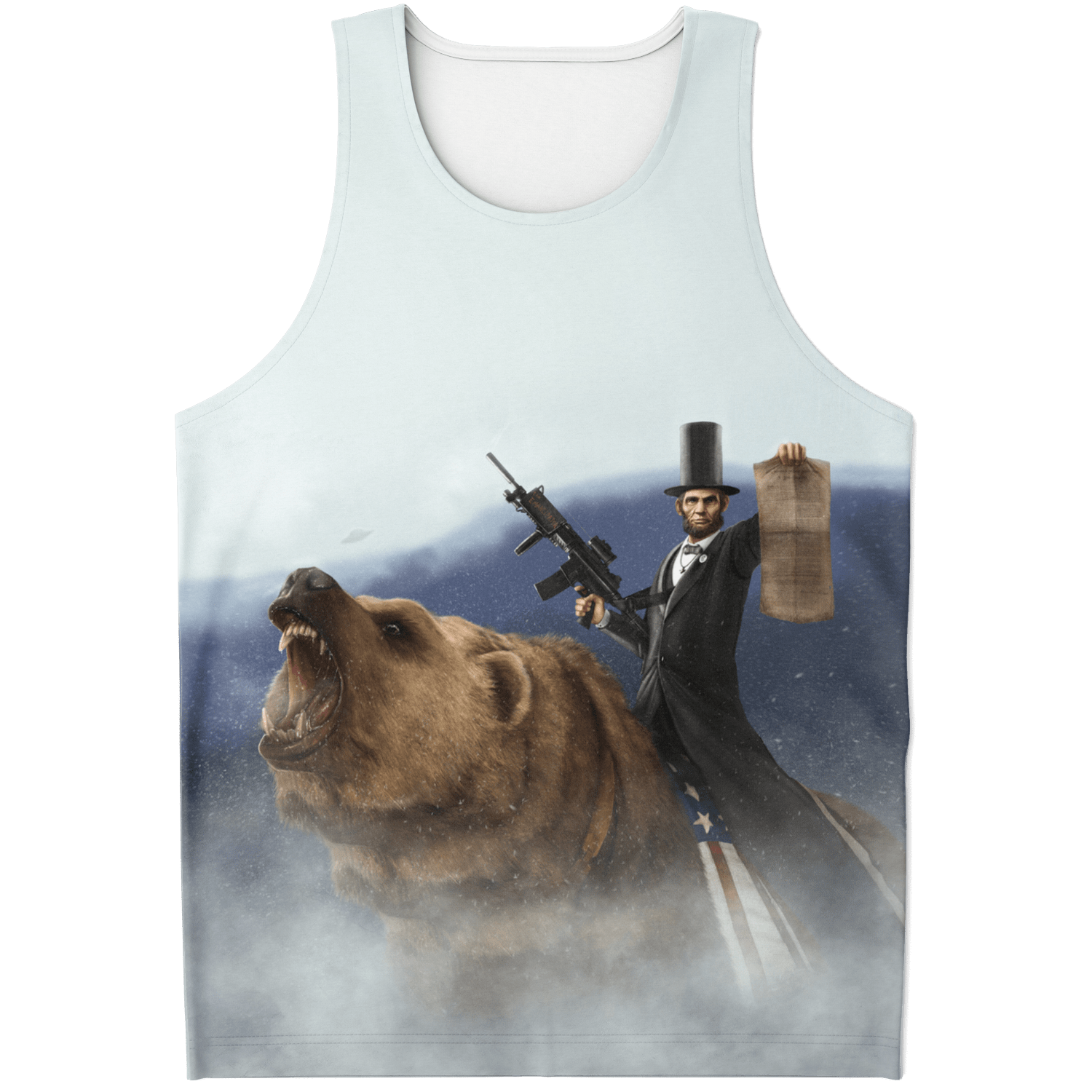 Abe Lincoln The Emancipator - All Over Print Tank