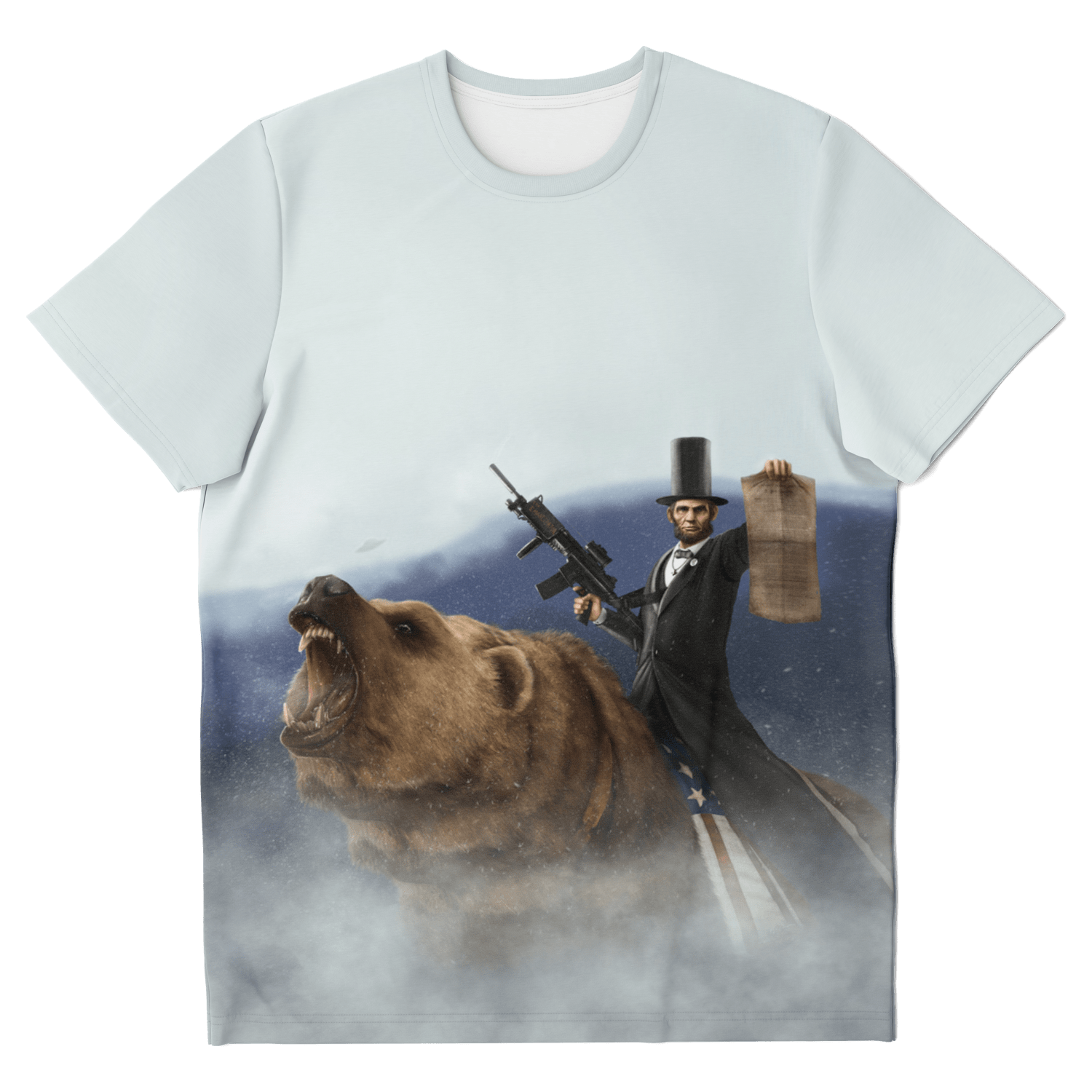 Abe Lincoln The Emancipator - All Over Print shirt