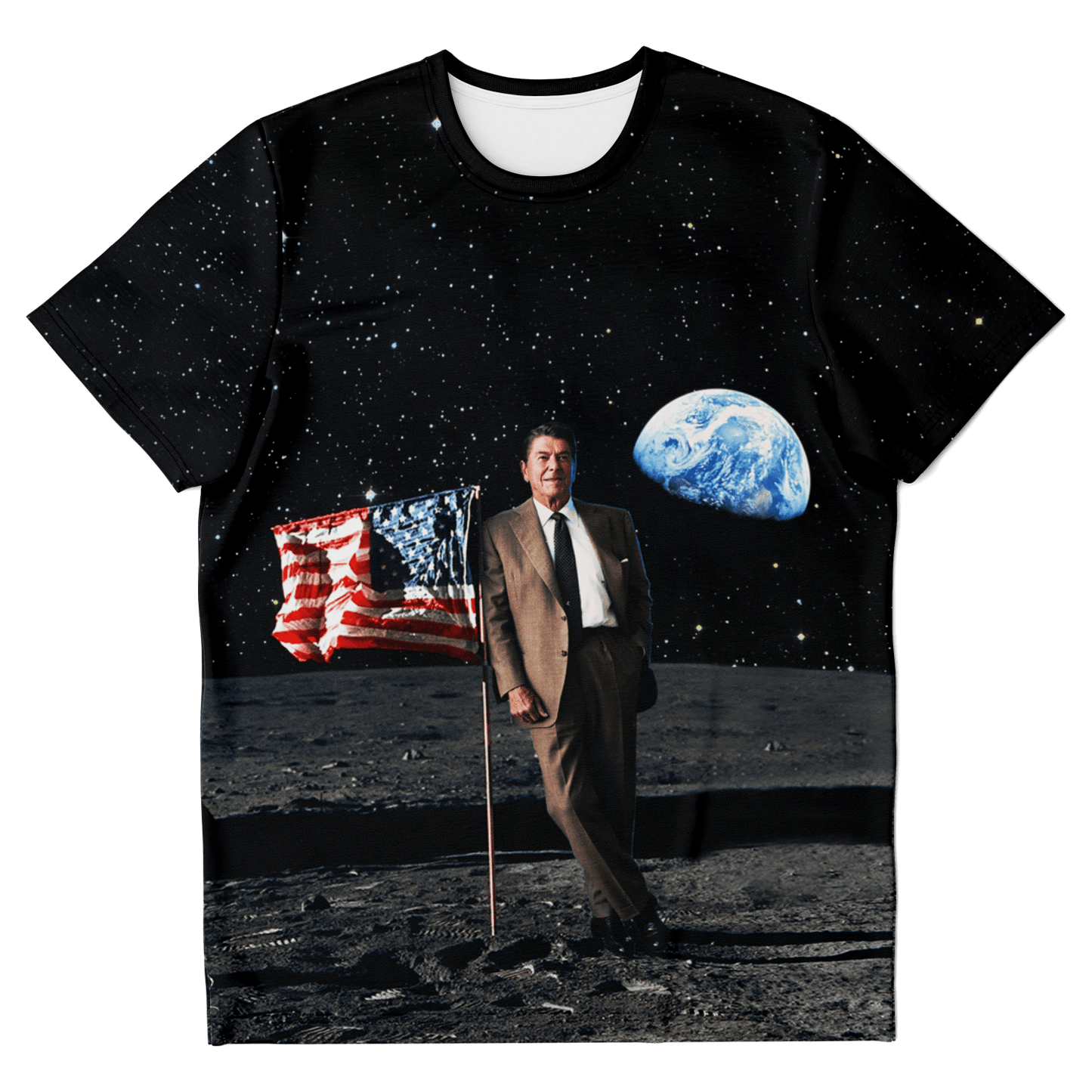 Reagan on the Moon - All Over Print Shirt