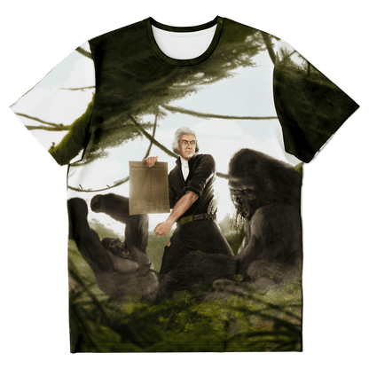 Thomas Jefferson VS Gorilla - All Over Print Shirt