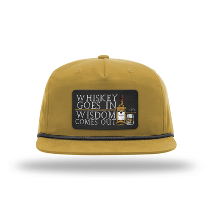 Whiskey Goes In Umpqua Rope Hat