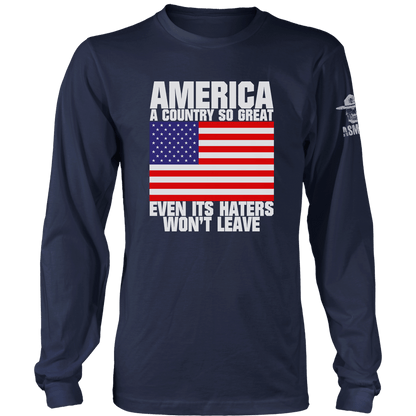 America A Country So Great Long Sleeve