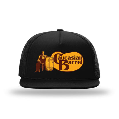 Caucasian Barrel Foam Trucker Hat