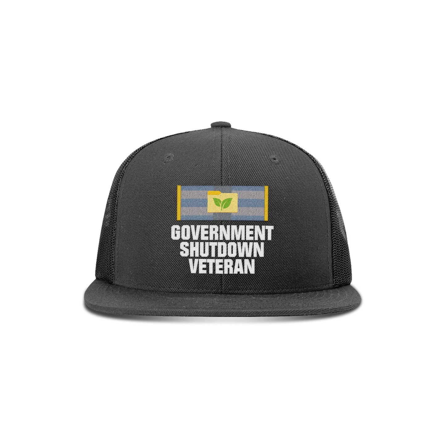 Government Shutdown Ribbon Flat Bill Hat
