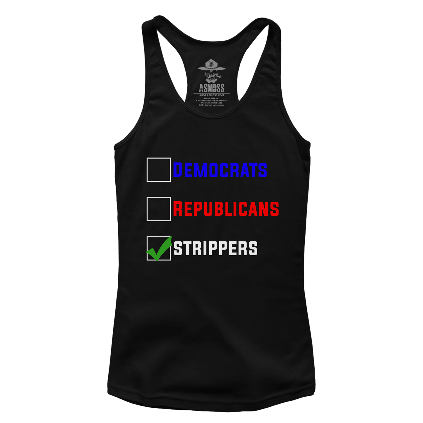 Democrats Republicans Strippers (Ladies)