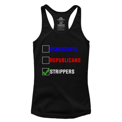 Democrats Republicans Strippers (Ladies)